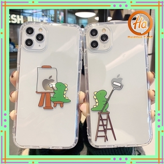 Ốp lưng iphone khủng long vẽ trong suốt 5/5s/6/6plus/6s/6splus/7/7plus/8/8plus/x/xr/xs/11/12/pro/max/plus/promax