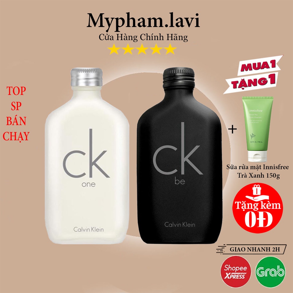 Nước hoa nam C.K one dung tích 100ml - Dầu thơm nam tính lưu hương lâu, tinh tế - mypham.lavi
