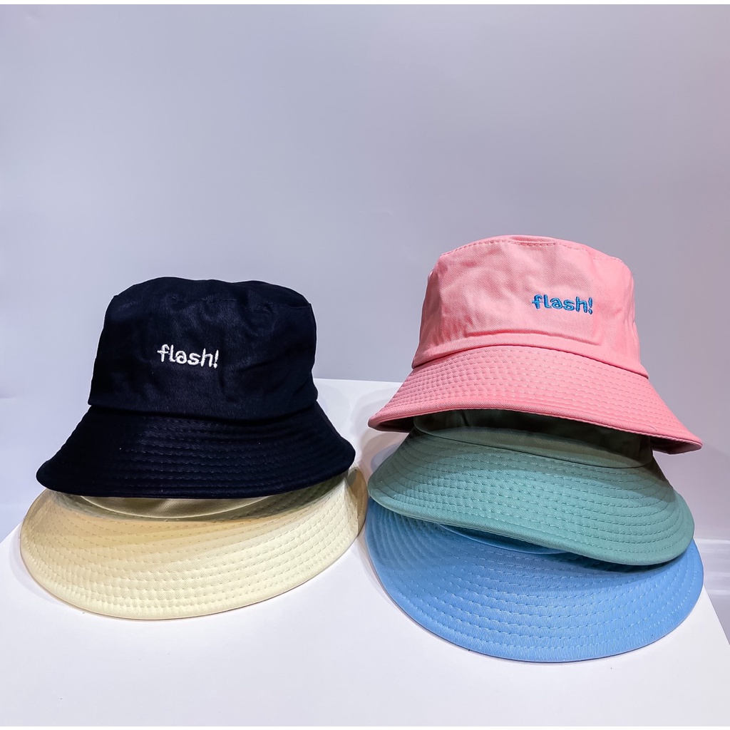 Mũ Bucket Trơn Nón Tai Bèo Vành Cụp Flash 420 Nhiều Màu Sắc Ulzzang