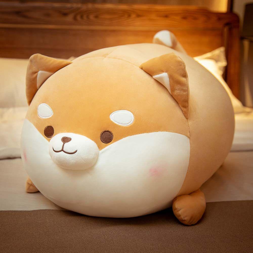 Thú Nhồi Bông Hình Chú Chó Shiba Inu Dễ Thương Trang Trí Ghế Sofa