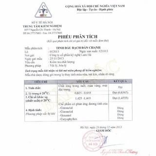 Tinh Dầu Bạch Đàn Chanh