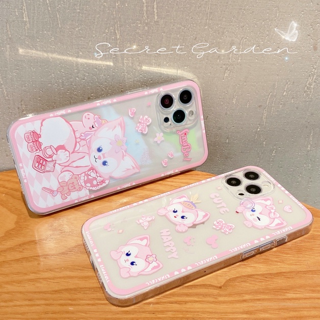 Oppo A15 A15S A16 A74 A95 A54 A53 A33 A52 A72 A92 A31 A9 A5 2020 Reno 7 6 5 4 Z F 5F 4F 2Z 2F 4G 5G F11 F9 Realme C15 8 U1 2 Pro Cute Clear Cartoon Lina Bell Shockproof Soft Phone Case HLJ 07