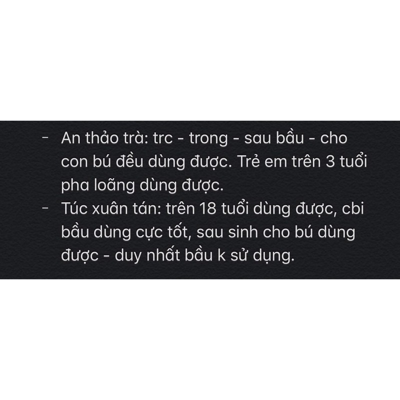 Túc Xuân Tán Sam natural | BigBuy360 - bigbuy360.vn