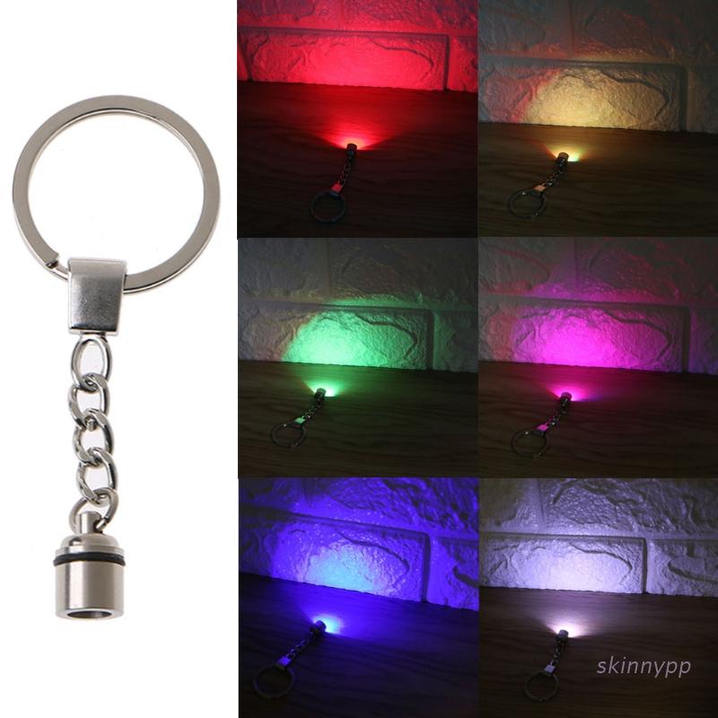 Phụ kiện trang sức móc khóa đèn led bằng nhựa epoxy độc đáo diy