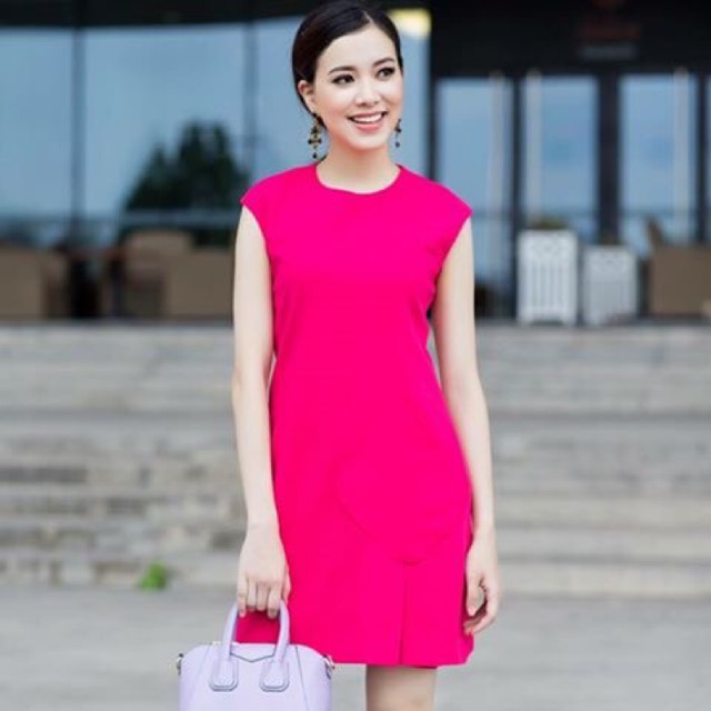Đầm Elise Hồng size XL