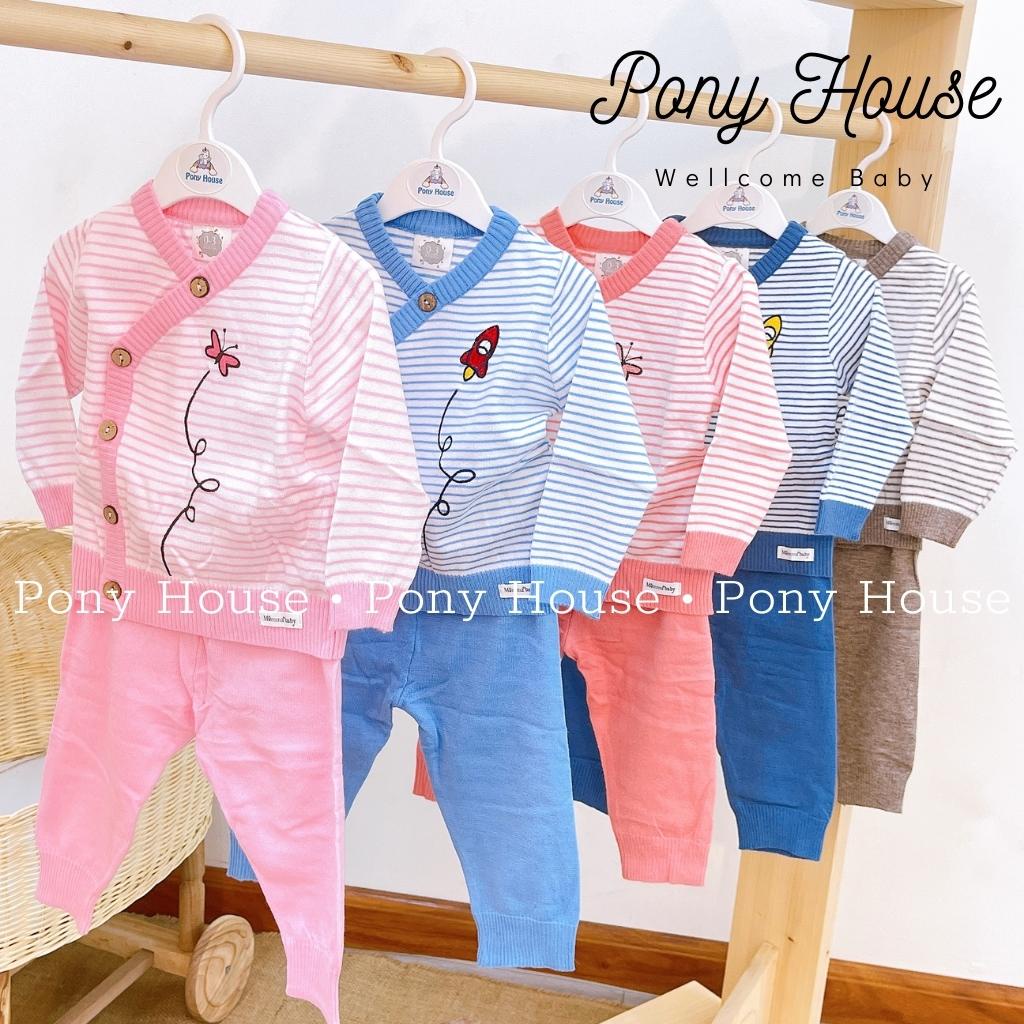 Bộ Len Lông Cừu Momma Baby Siêu Mềm Mịn Cho Bé Trai, Bé Gái, Sơ Sinh