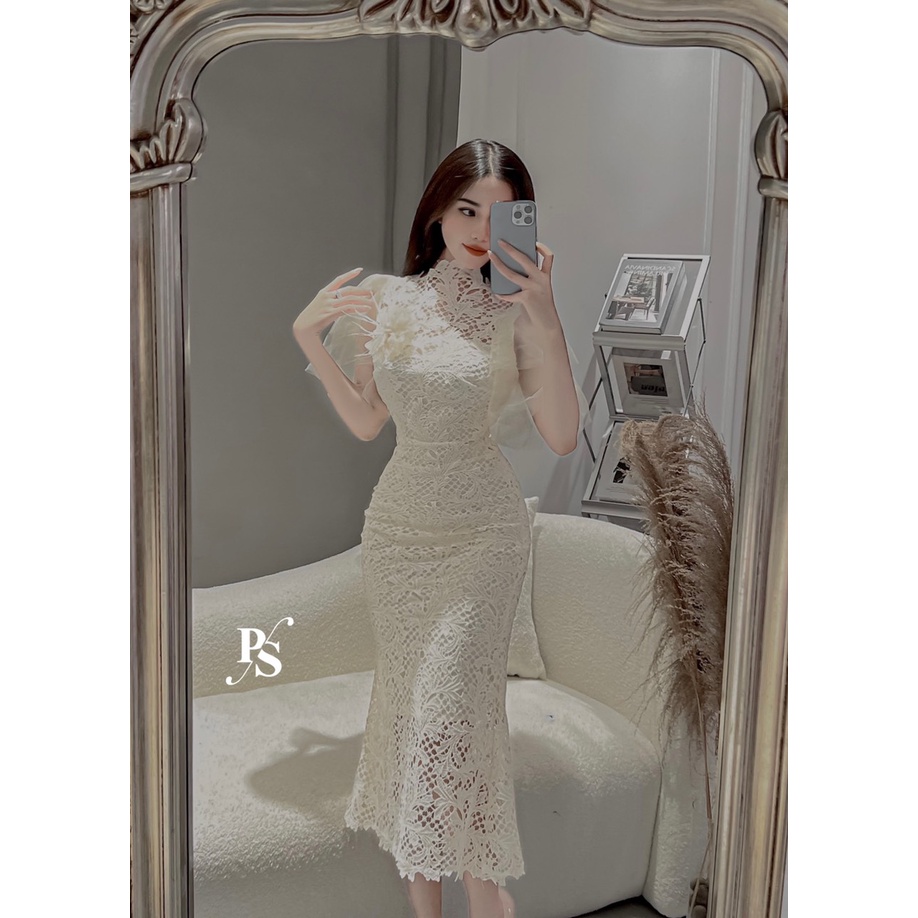 Đầm ren ôm