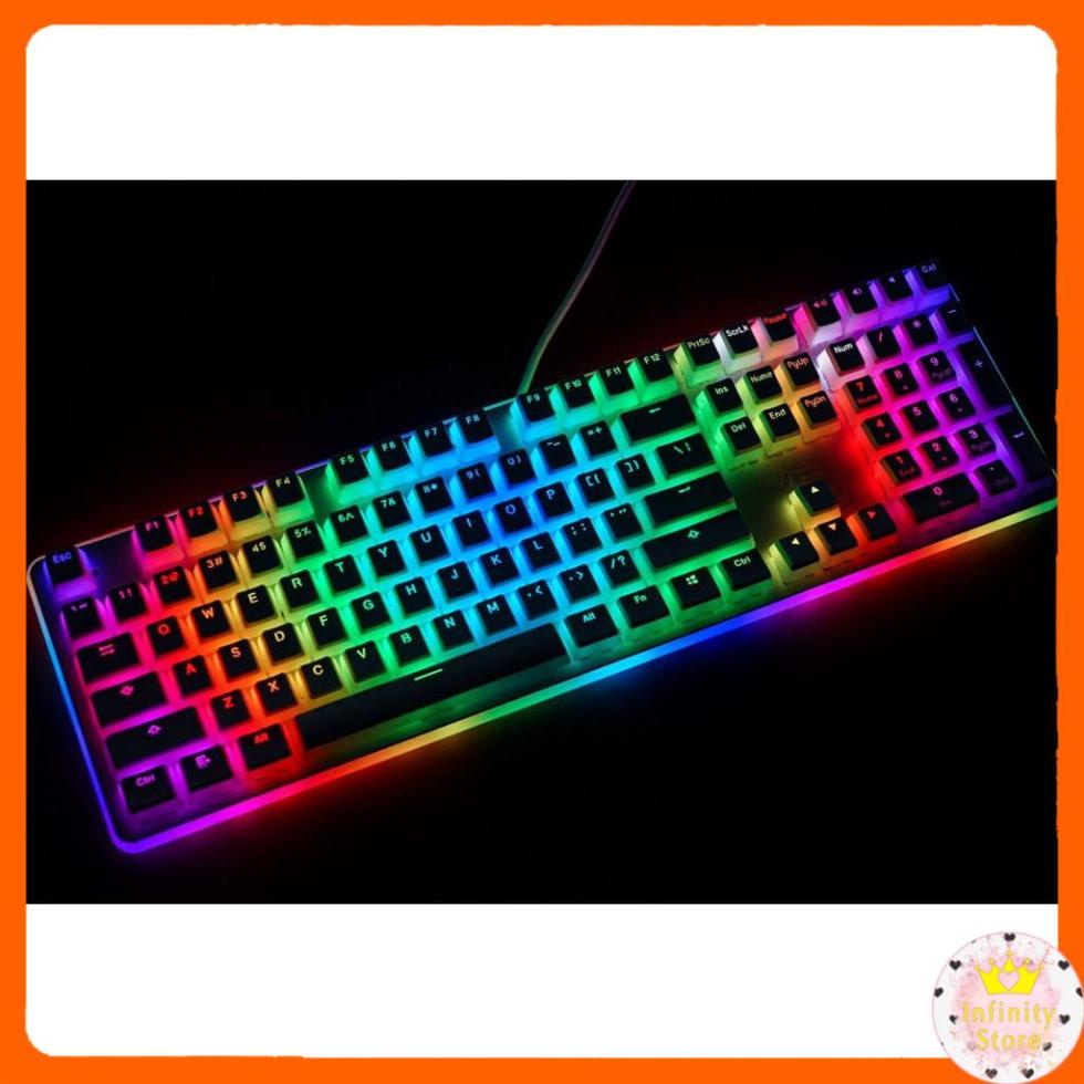 SET KEYCAP PUDDING NHỰA PBT XUYÊN LED 104 PHÍM INFINY DECOR