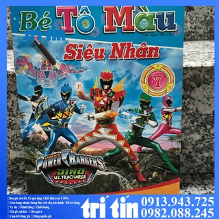 BÉ TẬP TÔ MÀU SIÊU NHÂN