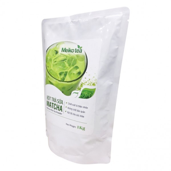 Bột trà xanh Meiko gói 1kg chuyên dùng pha trà sữa matcha