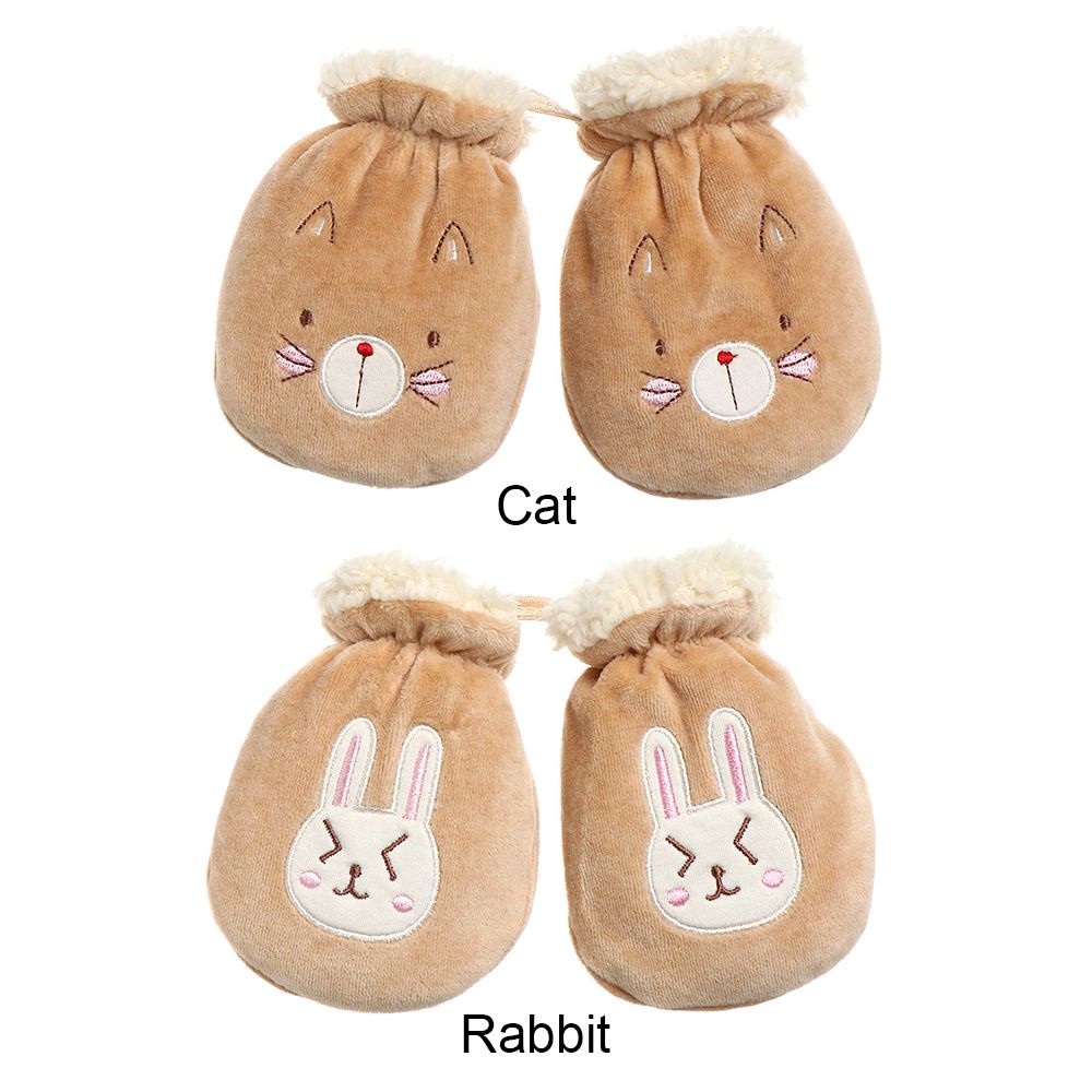 Găng tay giữ ấm họa tiết hoạt hình dễ thương thích hợp cho bé 1-3 tuổi