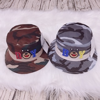 Nón tai bèo rằn ri lính BOY chất xịn bé trai