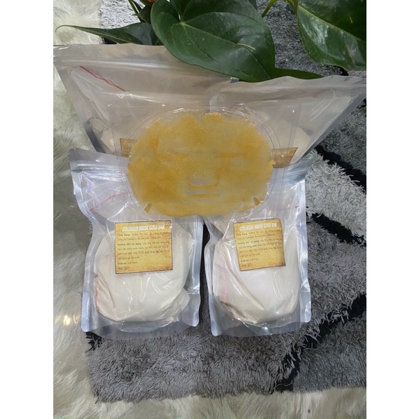 Bột Mặt Nạ Dẻo Vàng 24 Trắng Sáng Da Chống Lão Hoá Cho Spa 1kg
