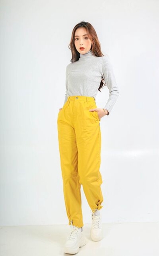 Áo len cổ lọ dáng ôm