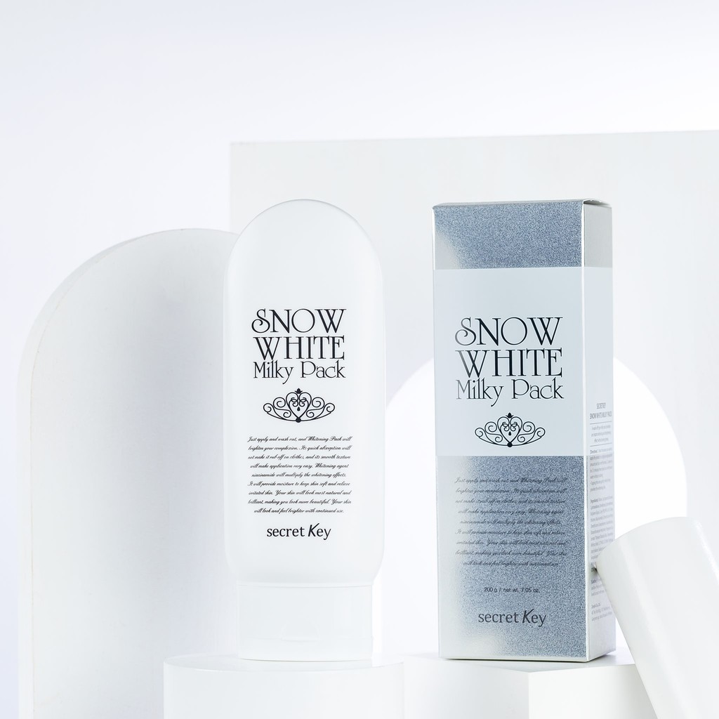 [Mã COSMALL11 -10% ĐH 250K]Kem Ủ Trắng Secret Key Snow White Milky Pack (200ml)