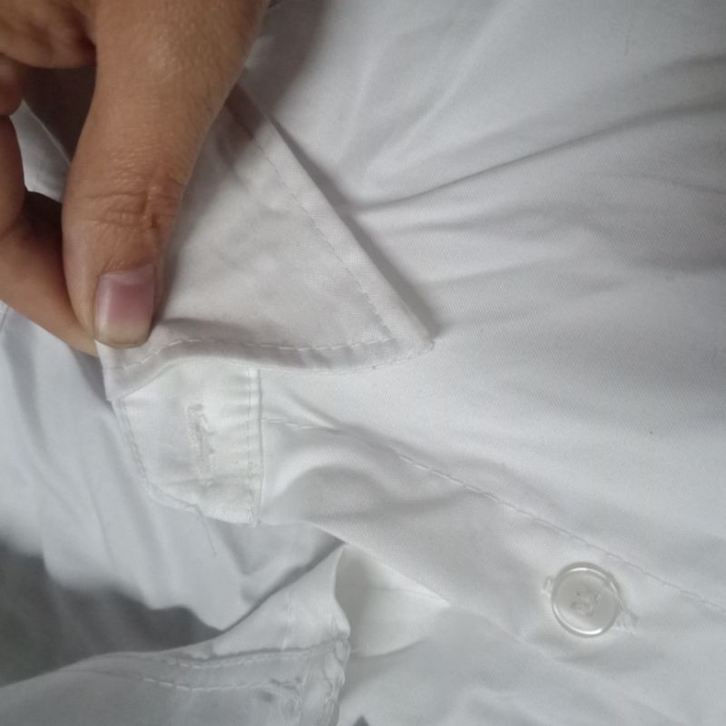 áo sơ mi trắng tay lỡ form rộng  bassic form rộng, hàng bao đẹp, có size size nhỏ, size s | BigBuy360 - bigbuy360.vn