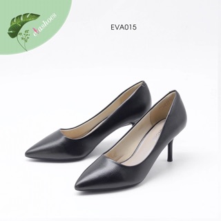 Giày Cao Gót Đế Nhọn Evashoes - Eva015(Màu Đen,Kem,Vân Đen)