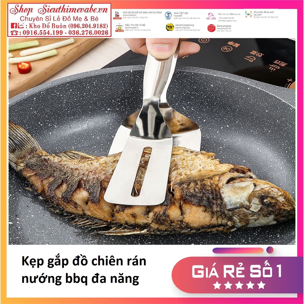 Kẹp gắp đồ chiên rán, BBQ đa năng