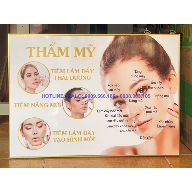 TRANH SPA TIÊM FILLER - BOTOX TREO TƯỜNG CHO SPA - THẨM MỸ VIỆN
