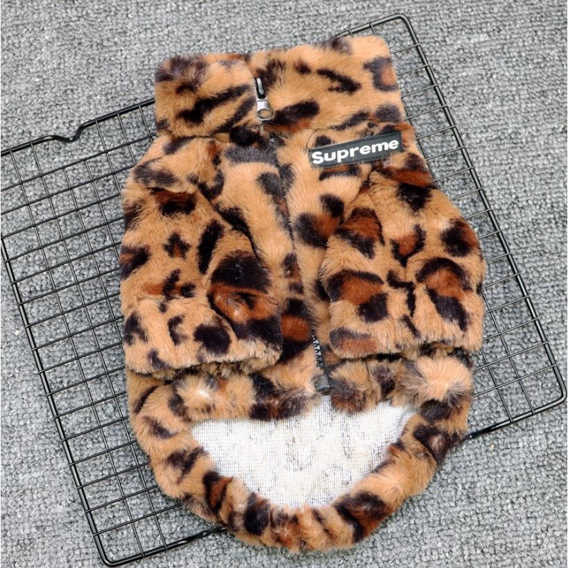 Áo khoác lông cho thú cưng phối màu pastel sang chảnh siêu mềm mịn  - Áo cho chó mèo cao cấp