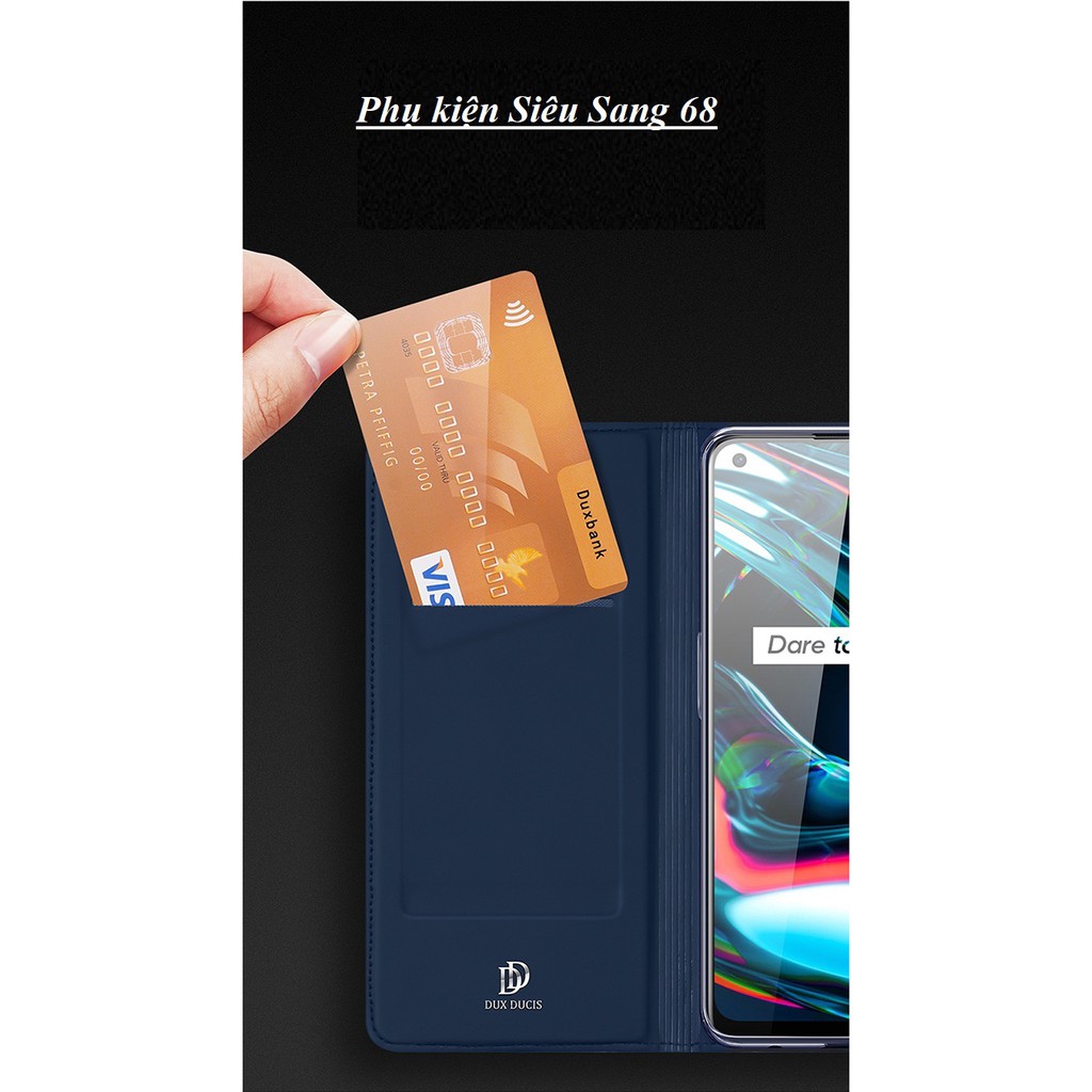 Bao da Cao Cấp điện thoại Realme 7/ Realme 7 pro hiệu Dux Ducis hàng chuẩn Full Box