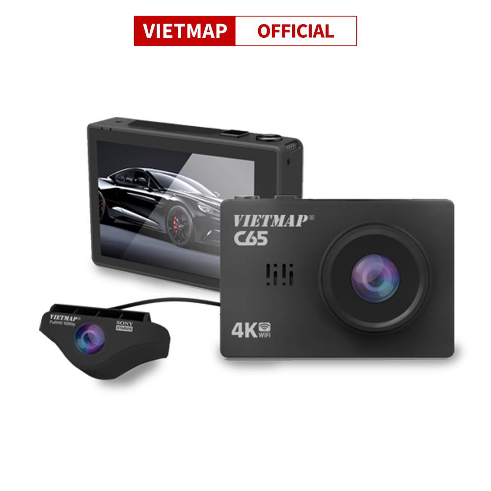 Camera hành trình VIETMAP C65 Ghi Hình Trước Sau Xe - Bảo hành 12 tháng Vietmap chính hãng