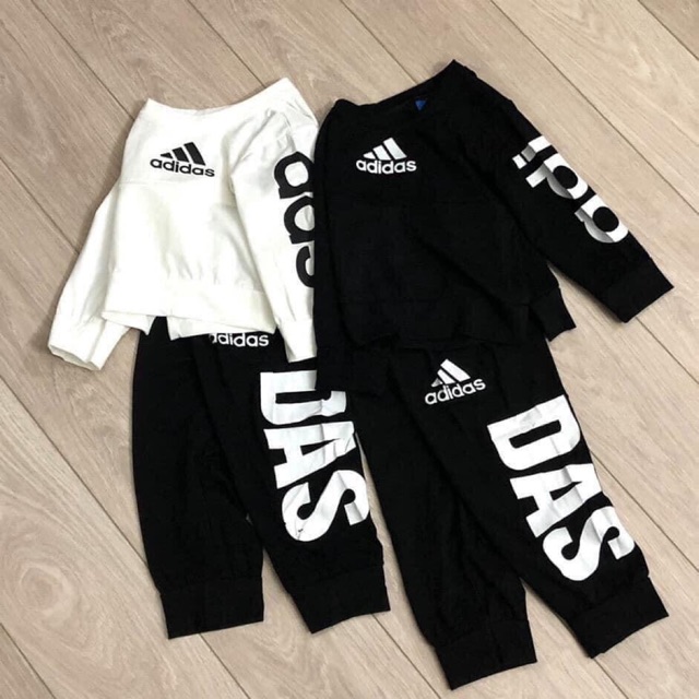 Bộ cotton Adidas dài tay BT