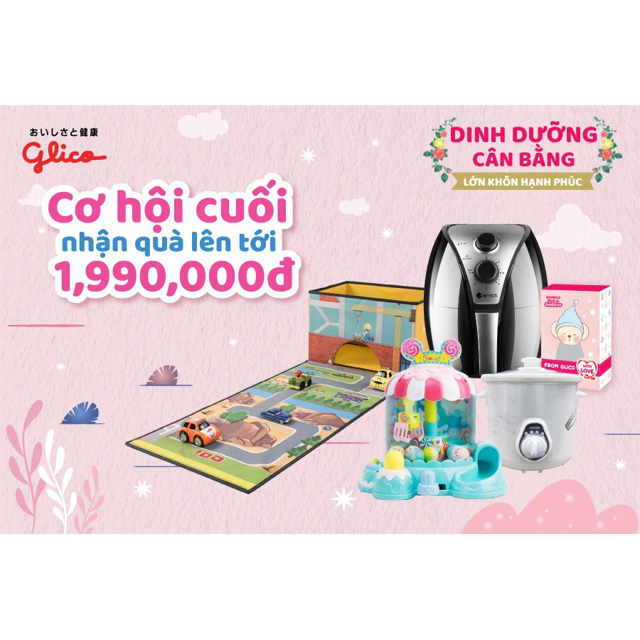 Sữa GLICO ICREO NỘI ĐỊA NHẠT  số 0 - 1 850g , 320g ( Chính Hãng )