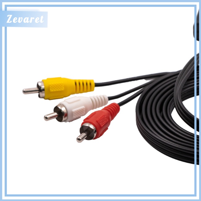 Dây cáp audio/ TV/ Video chuyển AV sang RCA dài 1.8m cho Nintendo 64 Super Nintendo Gamecube N64 Snes