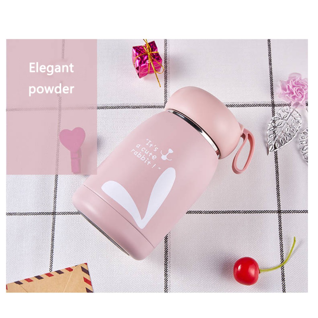 Bình Giữ Nhiệt Mini MIGNON 320ml, Lõi Thép S304 Không Gỉ, Hoa Văn Thỏ Xinh Đáng Yêu Với 2 Màu Hồng Phấn Và Xanh Nhạt | BigBuy360 - bigbuy360.vn