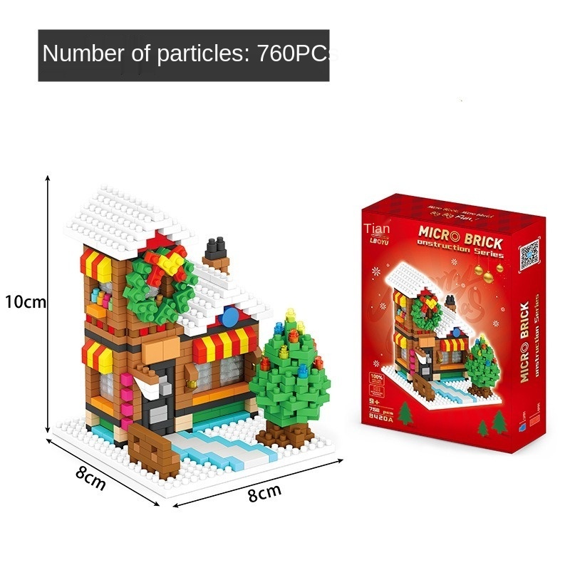 Bộ lắp ráp lego hình ông già Noel