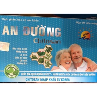 An đường Chitosan (chitosan nhập khẩu từ Hàn quốc) ổn định đường huyết, ngăn ngừa biến chứng