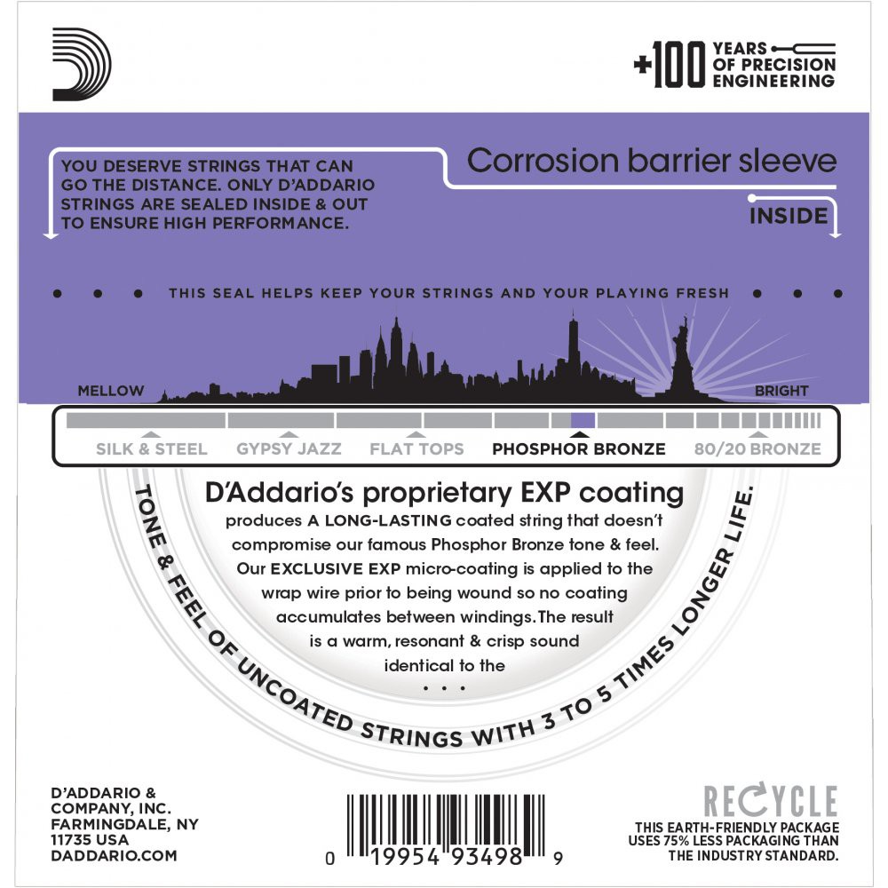 Dây D'addario Acoustic EXP - 26