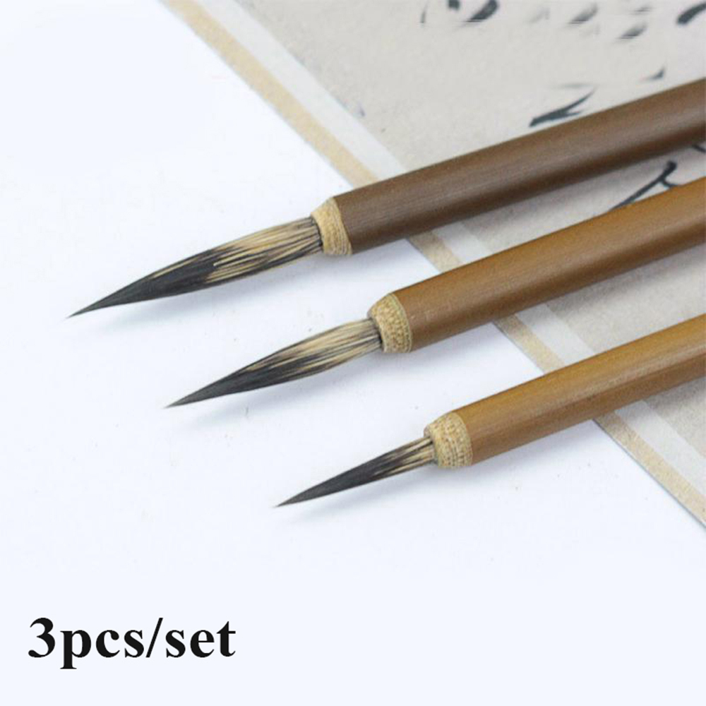 Set 3 Cọ Vẽ Tranh Chuyên Nghiệp