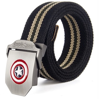 Dây nịt Nam Captain phong cách lính mạnh mẽ, cá tính - Thắt lưng vải Canvas Khóa luồn kẹp chắc chắn, tiện dụng