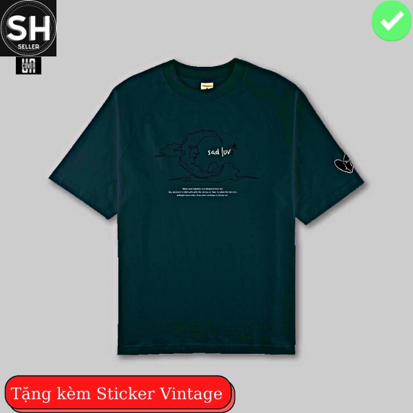 Áo thun 𝗧𝗘𝗘 𝗦𝗔𝗗𝗟𝗨𝗩 + 𝗕𝗢𝗫 ®️ - 𝑯𝒂̀𝒏𝒈 𝒄𝒉𝒊́𝒏𝒉 𝒉𝒂̃𝒏𝒈