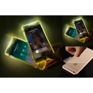 [KM Combo 1k ] ỐP IPHONE SIÊU CHỐNG SỐC, PHÁT SÁNG VỚI FLASH + CARBON MẶT SAU DÀNH CHO IPHONE