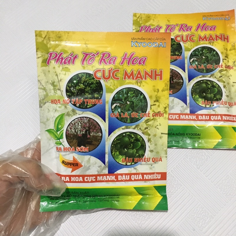 Phát tố ra hoa cực mạnh, siêu kích thích ra hoa đậu quả 100gr