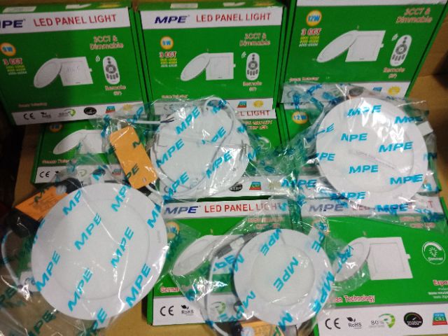 Đèn Led âm trần 3 màu 12w MPE - âm tròn 3 chế độ