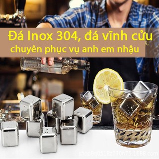 02 khay Đá Inox 304, Đá Vĩnh Cửu đá an toàn nhất khi sử dụng - khay 8 viên