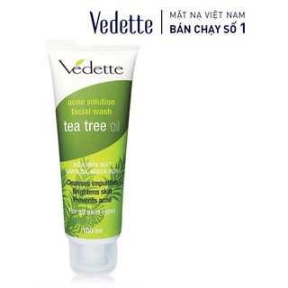 🥑 SỮA RỬA MẶT TRÀM TRÀ 100ml TEA TREE OIL VEDETTE