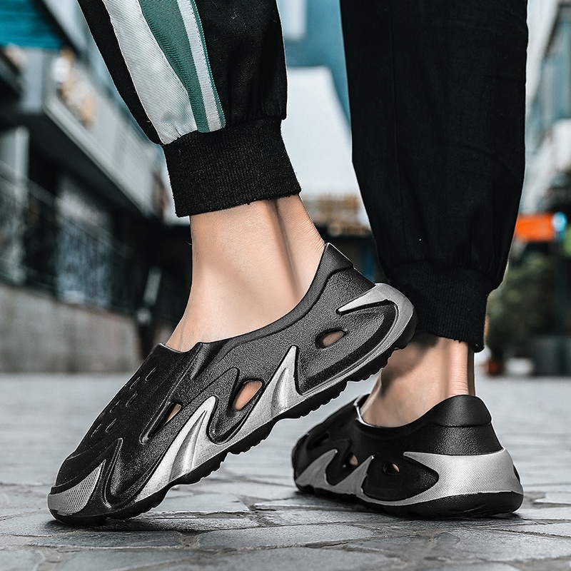 Xăng đan Đục Lỗ Chống Trượt Có size Lớn 36-45 Dành Cho Đi Câu Cá / Đi Biển / Leo Núi Có size Lớn