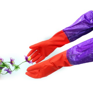 Găng Tay Rửa Bát Lót Nỉ - Găng Tay Cao Su