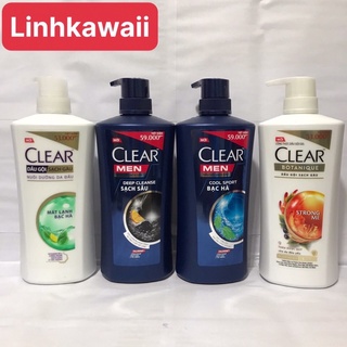 Dầu gội Clear Men sạch gàu và ngăn gàu 630g