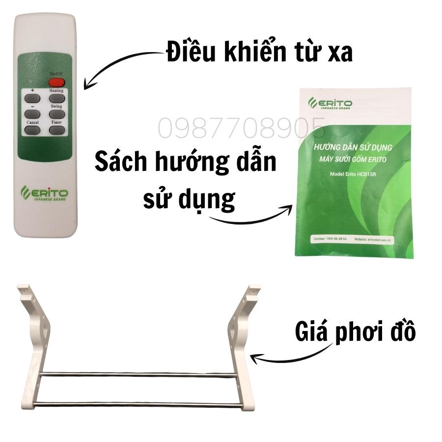 Máy sưởi gốm cơ và điện tử Ferroli - Rapido - Erito - Hàng Chính Hãng