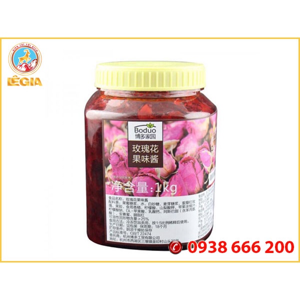 Mứt BODUO Hoa Hồng 1KG (ROSE JAM)