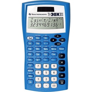 Máy tính khoa học học sinh Texas Instruments TI-30X IIS Scientific Calculator, Blue/Black