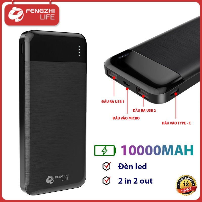 Pin sạc dự phòng FENGZHI J349 10.000mAh