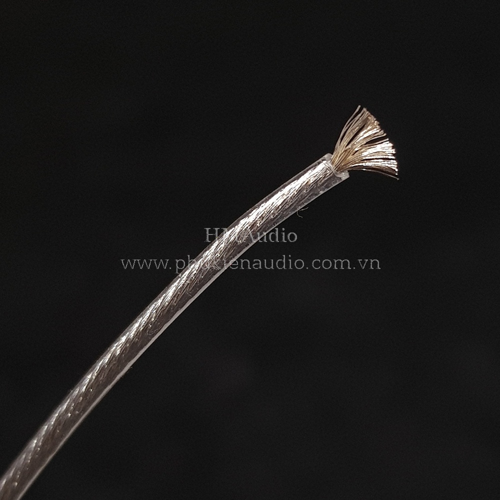 Dây đồng mạ bạc 7NOCC Litz 23AWG đường kính 1.25mm