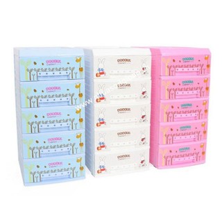 Tủ nhựa mini 5 tầng song long